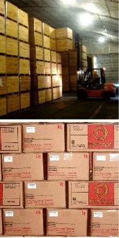 Cajas de pasas lista para Exportaciòn - raisin export